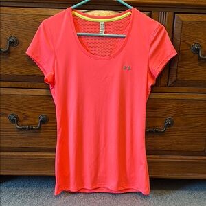Under Armour Pink Fitted Short Sleeve Tee